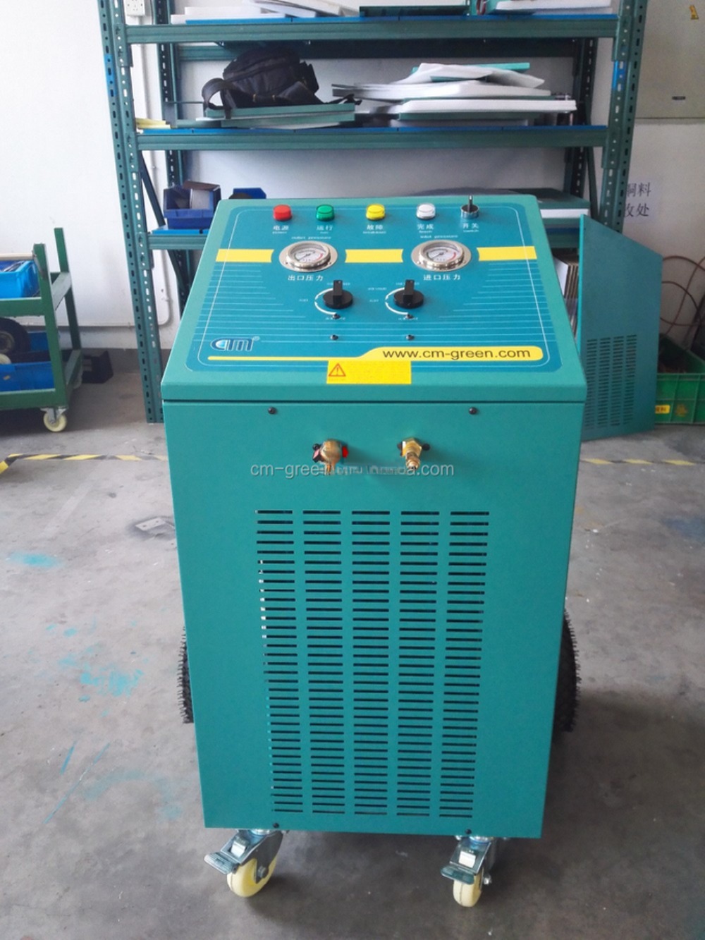 OEM Factory Refrigerant Recovery System 2HP AC Recharge Machine Air Conditioning Gas Recovery Charging Machine