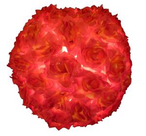 Quality 12 Red Rose Flower Ball Lantern for sale