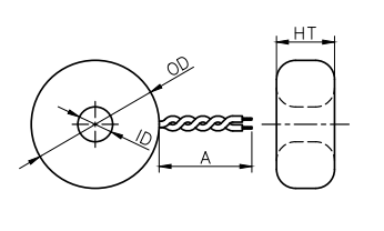 Zero Phase Busbar Current Transformer with Double Insulation 1 / 2 / 5 / 10A