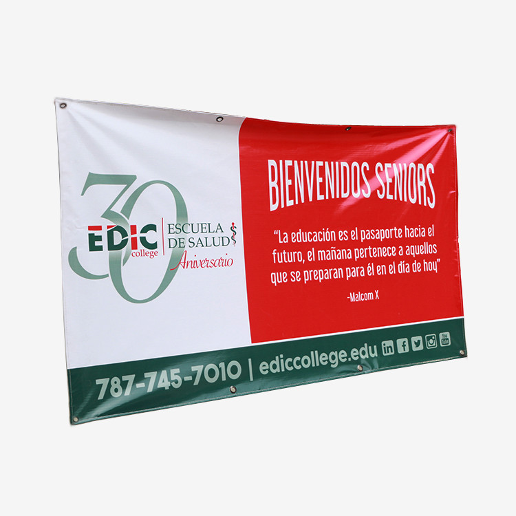 Vinyl Outdoor Advertising Backdrop Wall Banner 3.2m Width
