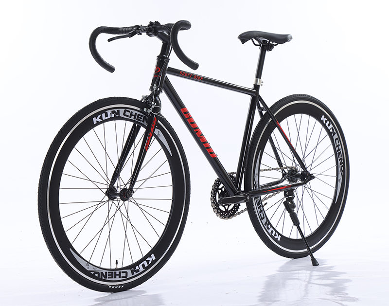 GOMID Custom Single Speed Bicycle with Flip Flop Hub and KENDA TIRE for Fixed Gear Cycling Length 1.6m Weight 16KG