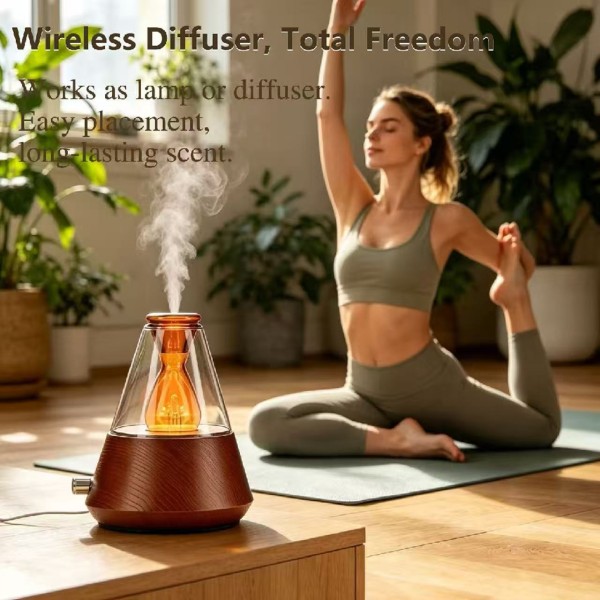 Low Noise Eco Friendly Aroma Diffuser 15ml Capacity Home Aroma Machine for Aromatherapy