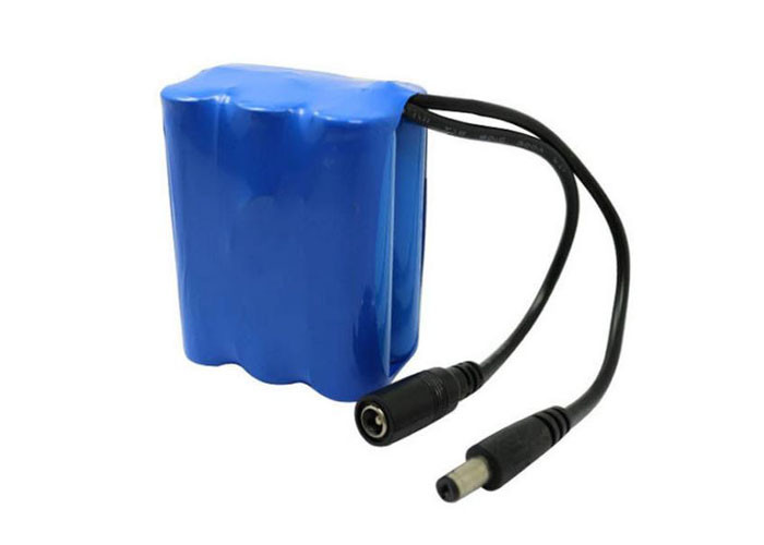 6P Connector Electric Skateboard Lithium Ion Battery 7.2V 9.6Ah 2S3P