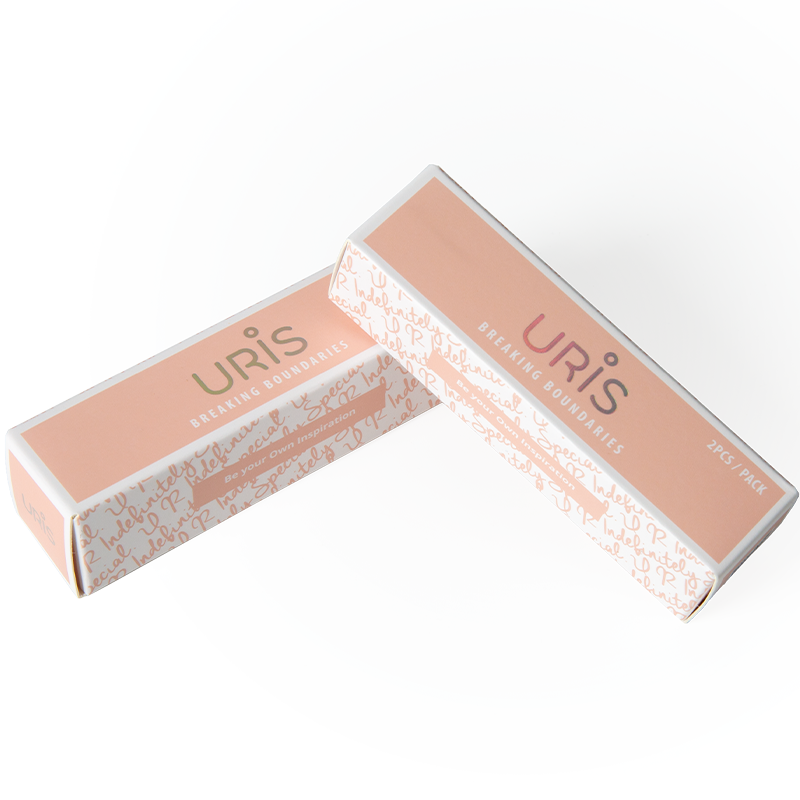 Customized Logo Paper Electronic Packaging Box , Lipstick Gift Box With Handle