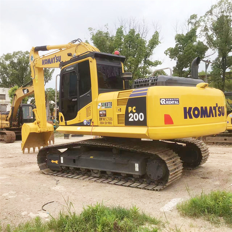 20T Original Komatsu PC200-8 Excavator Hydraulic Crawler Construction Machine for Benefit
