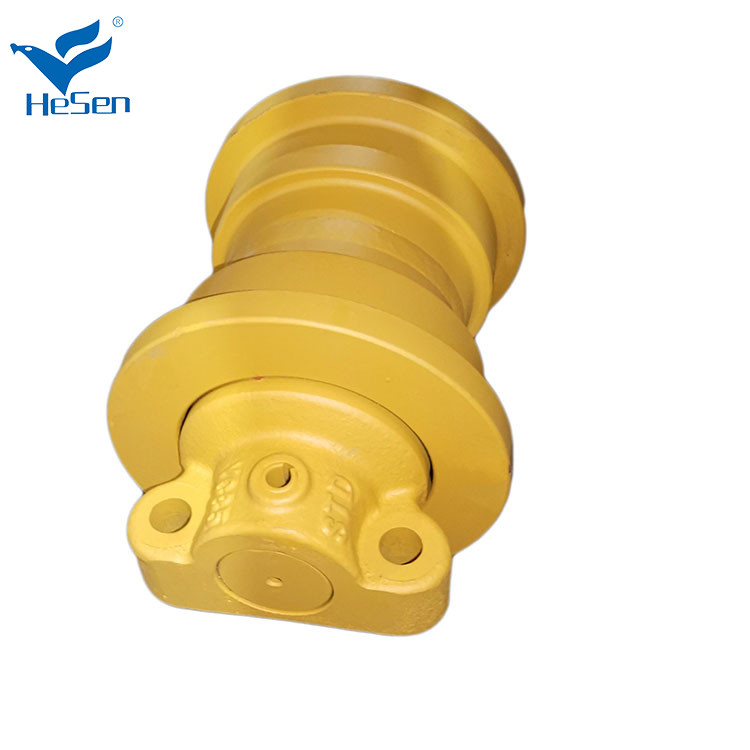 Excavator Flanged Track Rollers YC85 Single Flange OEM Rollers