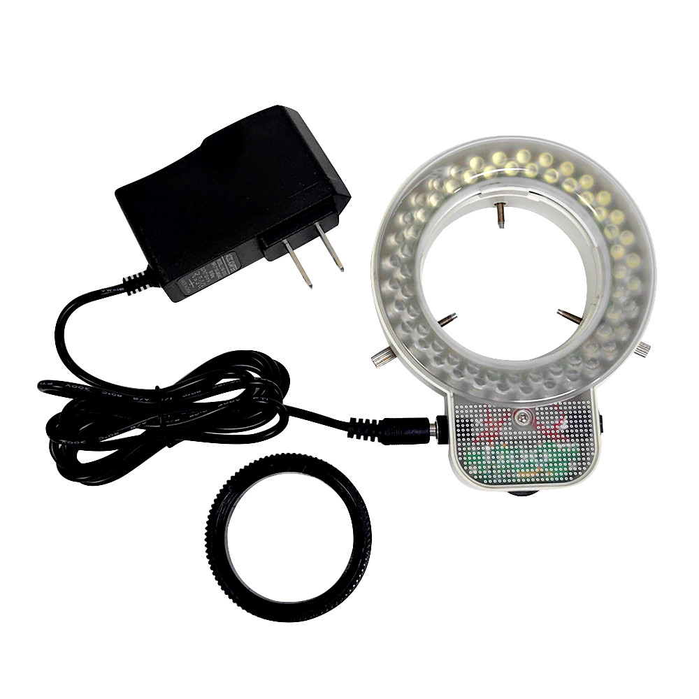 64T Microscope Light Source LED Ring Microscope Lamp