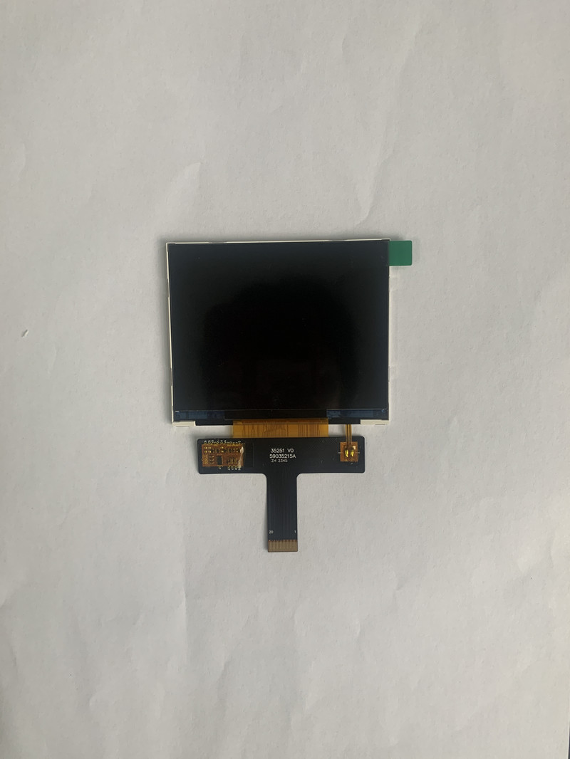 3.5 inch Black IPS Lcd Display with 640x480 Resolution and 20pin 2-Lane MIPI Interface