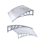 Clear Sun Shade 60x100cm Door Window Awning Canopy