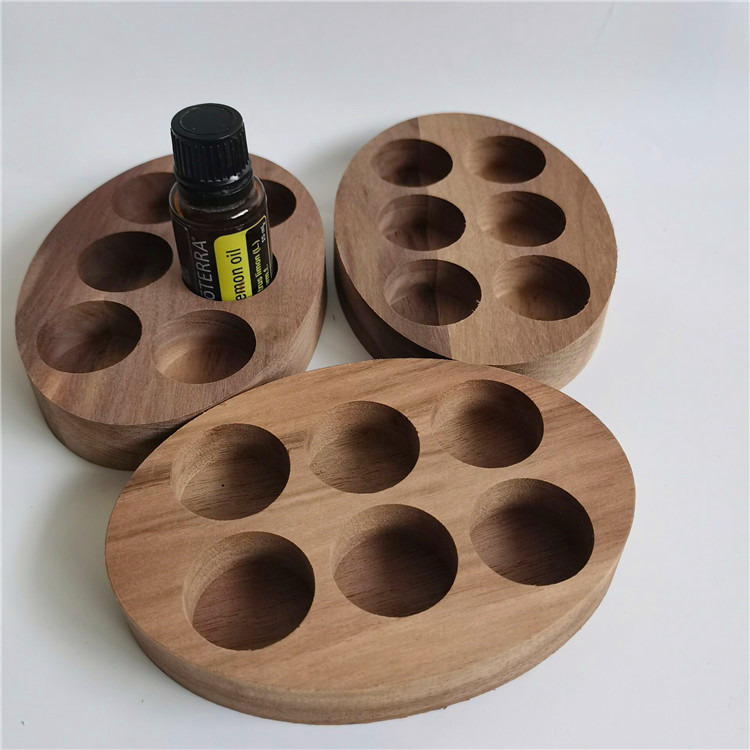 Wooden Essential Oil stand wooden Organizer wooden rack