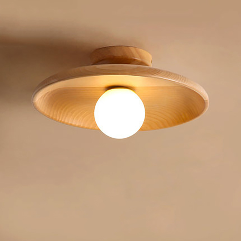 Modern Wood LED Ceiling Light Pendant Light Surface Mounted Led Ceiling Chandelier(WH-WA-43)