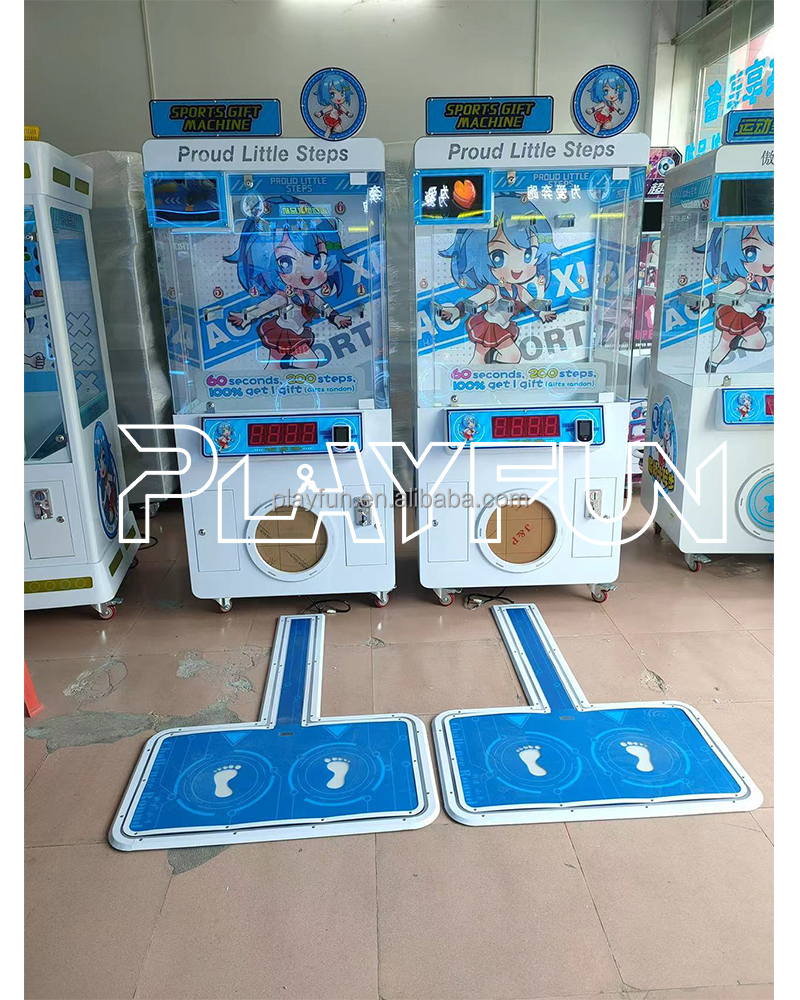 Coin Operated Game Machine Proud Litter Steps Mini Steppers Running Sports Gift Prize Machine for Sale