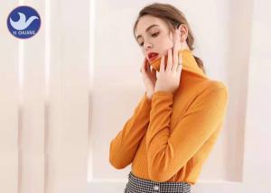 China Turtleneck Ladies Wool Sweater Pointelle Design Fashion Winter Jumper on sale