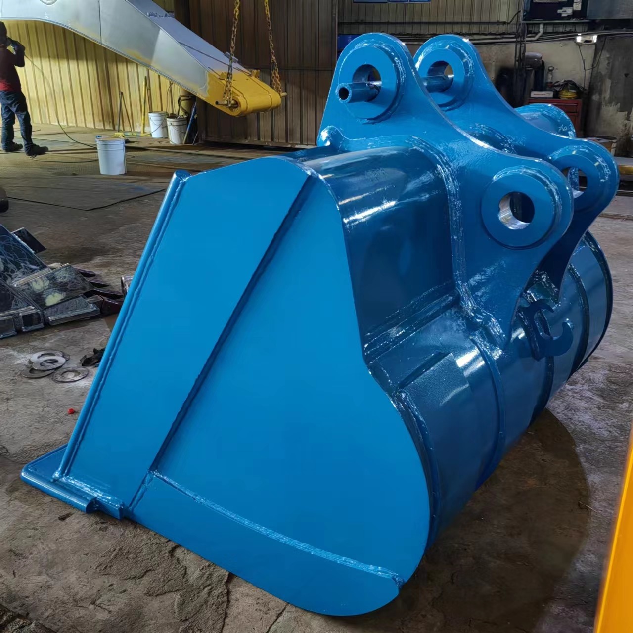 Blue Dumping Excavator Bucket For Hitachi ZAX330 25 Ton