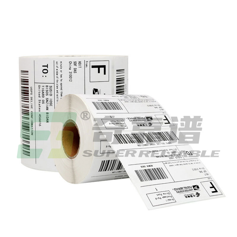 DT Thermal Top Thermal Waybill Express Waybill Adhesive Label 100mm*150mm In Roll