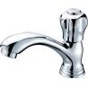 Traditional Chrome Plated Single Cold Water Taps Brass Faucet with Ceramic Cartridge for sale