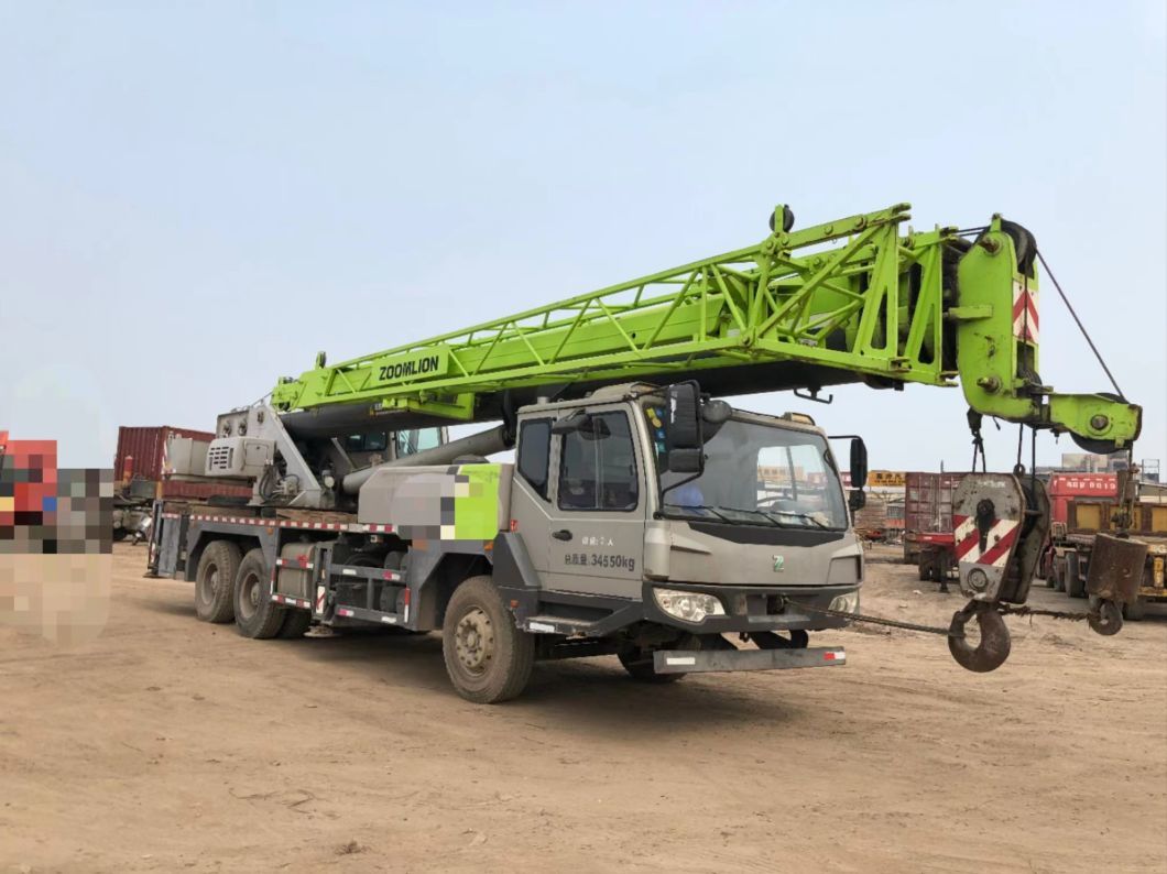 2017 Zoomlion 35ton Used Truck Crane Mobile Crane Heavy Equipment Hoist Crane