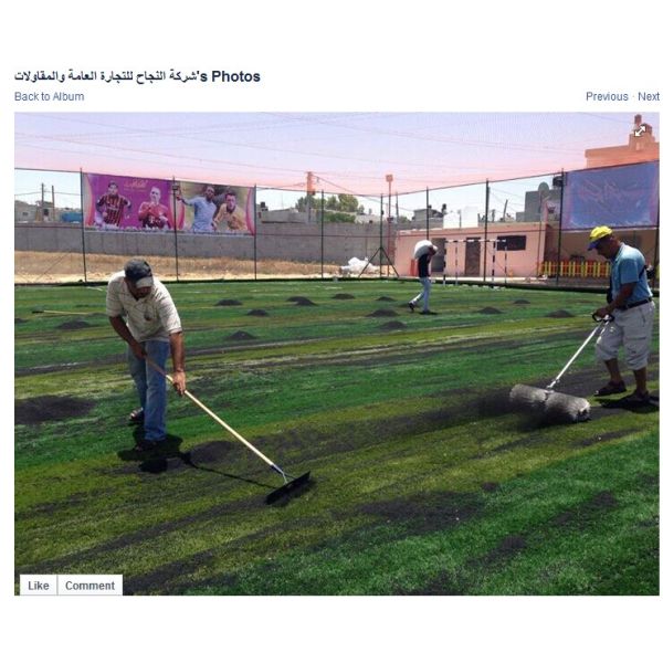 Durable False Turf Playground Soccer Synthetic Grass Environment Friendly