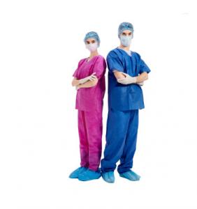 Quality Short sleeves Disposable Scrub Suits , FDA Medical Scrub Suits Uniforms for sale