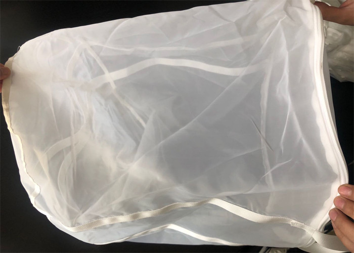 Large Size Cylindrical Round Top And Bottom Nylon Filter Mesh Bags Laundry Bags
