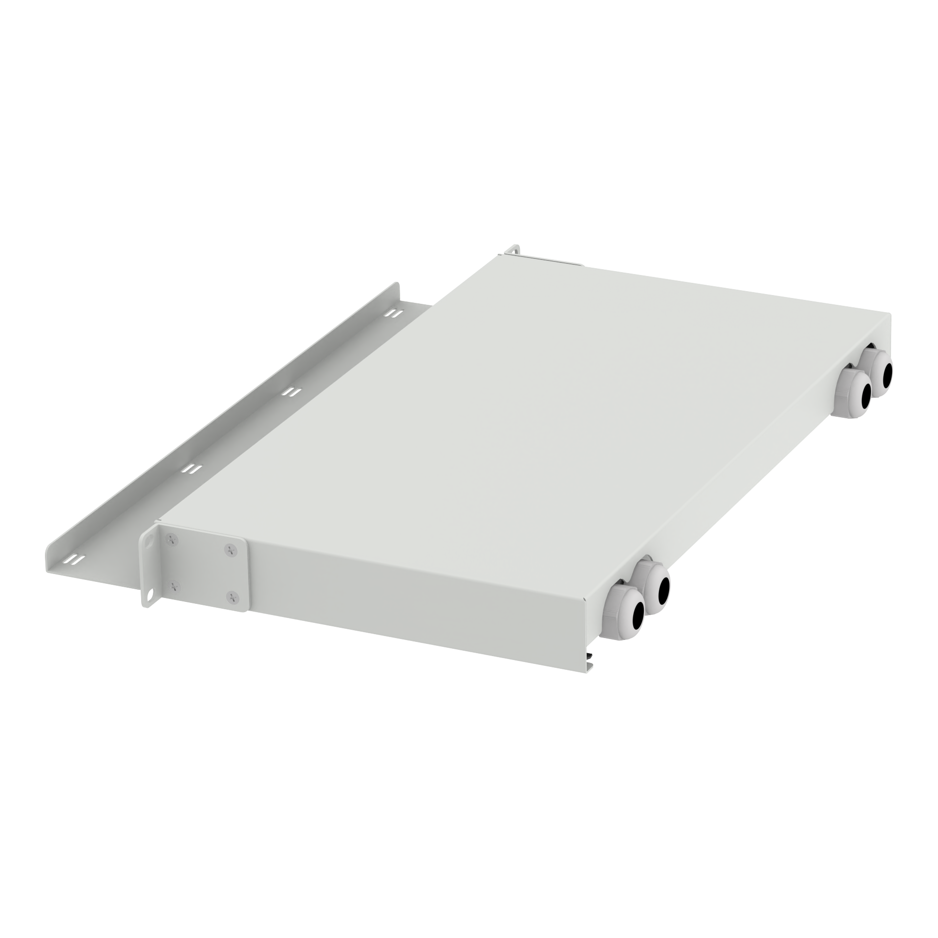 SC Type 1U 24 Port Optic Fiber Distribution Patchpanel for FTTX White and ' Choice