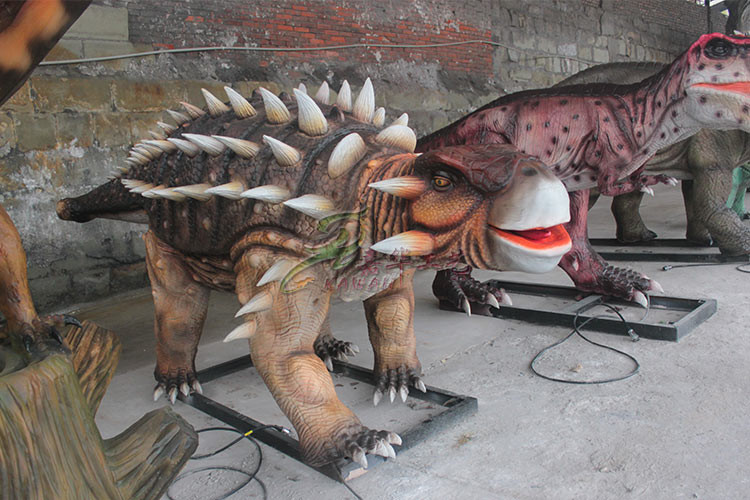 Giant Realistic Animatronic Dinosaur Life Size With Water Repellent Skin
