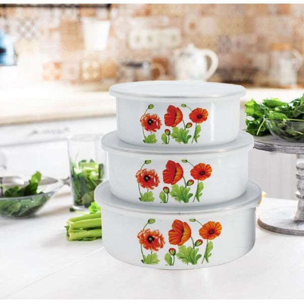 Indoor Outdoor Enamel Dinnerware Set Custom Color Enamel Cup Bowl Plates