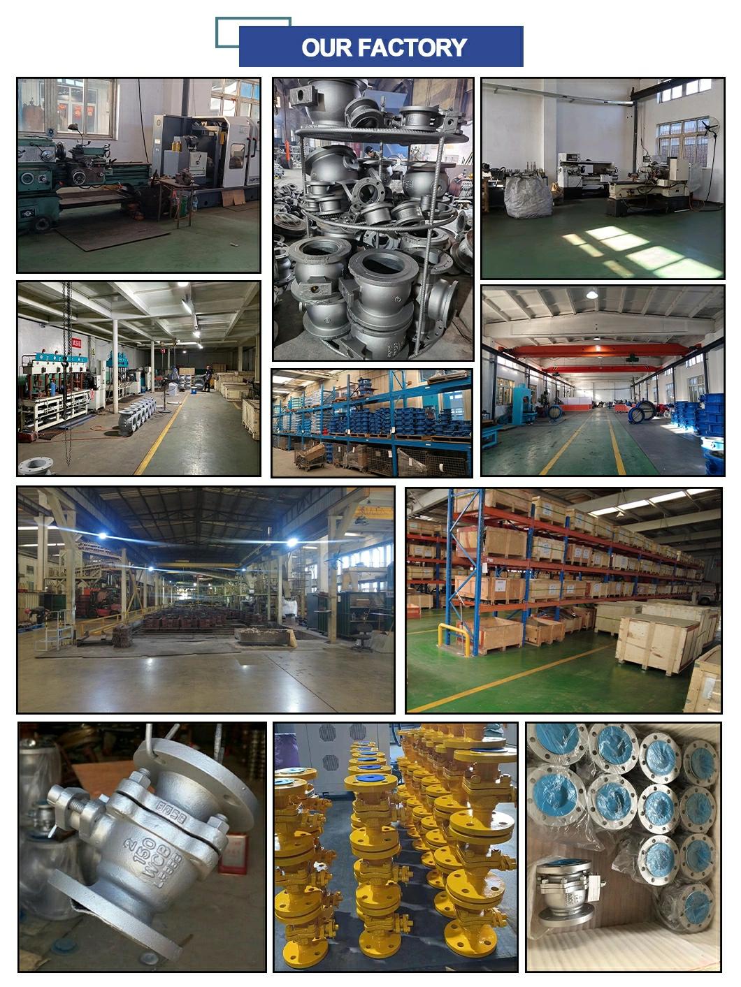 2205 Stainless Steel Full Port Floating 2PC Flange Ball Valve Gas and Hydraulic Ready