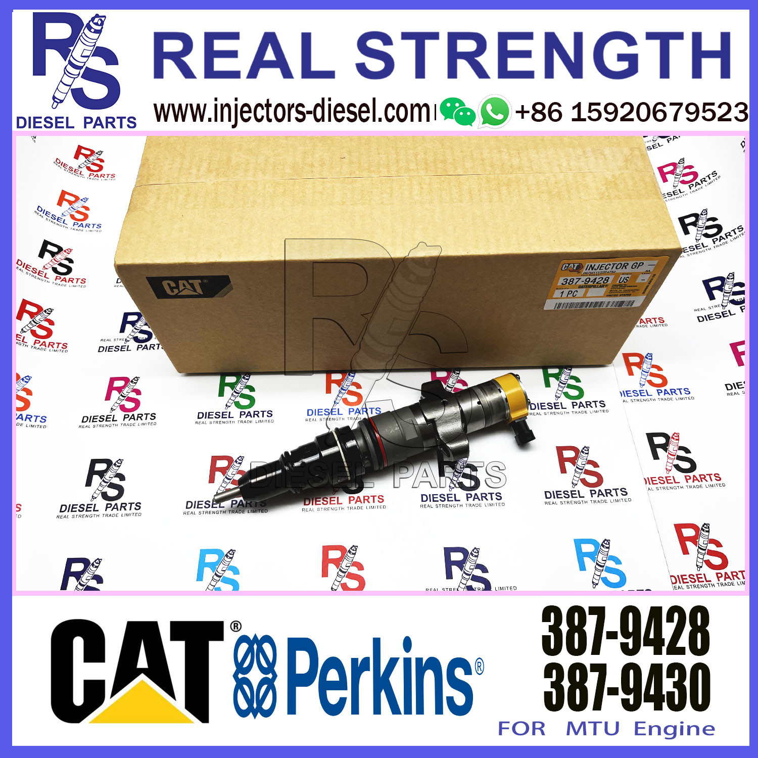 CAT Engine Diesel Injector 387-9428 For Caterpillar C7 Engine Fuel Injector 328-2582 295-1410 241-3400 236-0974