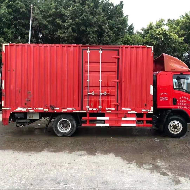 Used FAW Van Cargo Truck 140HP 5.2M Big Capacity 4x2 Second Hand 2018 Year