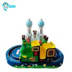 Round Castle Kiddy Ride Train Game Machine - Coin Operated for Funfairs