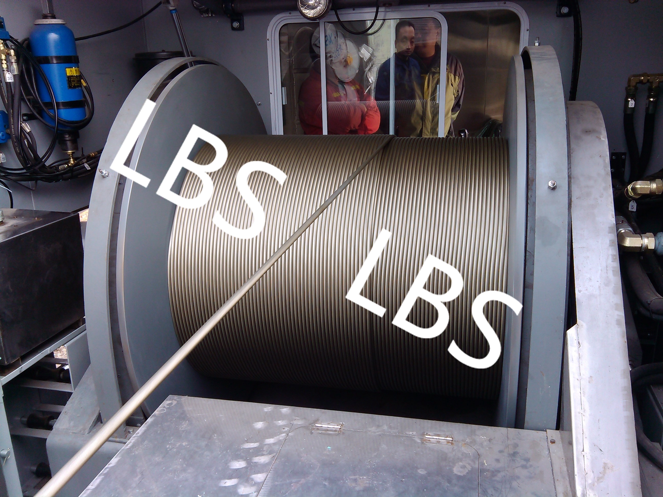Customized Grey Long Rope Offshore Winch For Platform Lifting BV ISO Approved