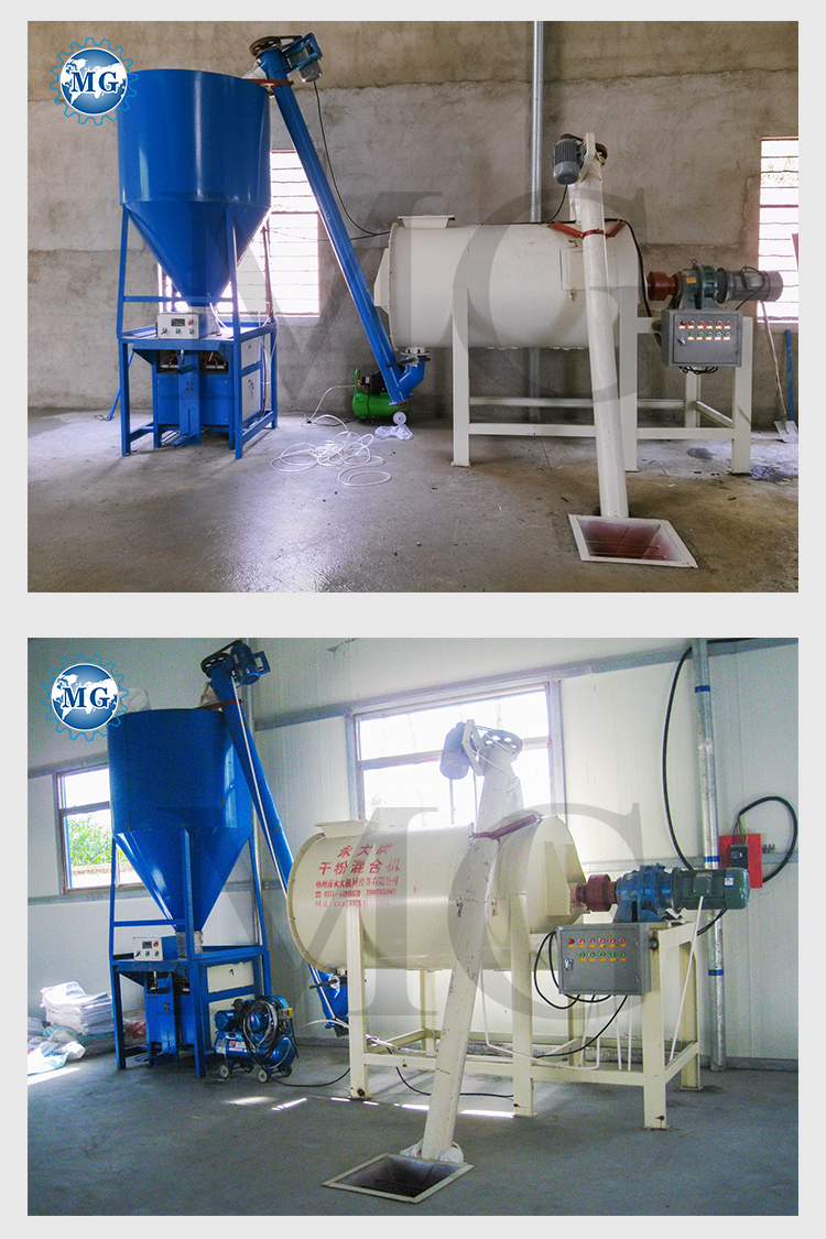Wall Putty Skim Coat Sand Cement Mixer Ceramic Tile Adhesive Making Machine Low Investment Dry Powder Mortar Production Line