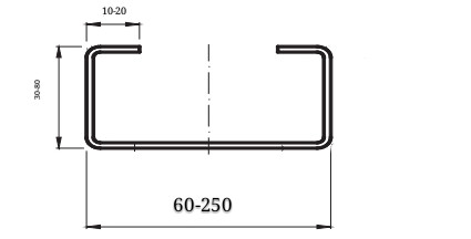 Cr12 Cutter Thickness 1.2mm C Purlin Forming Machine