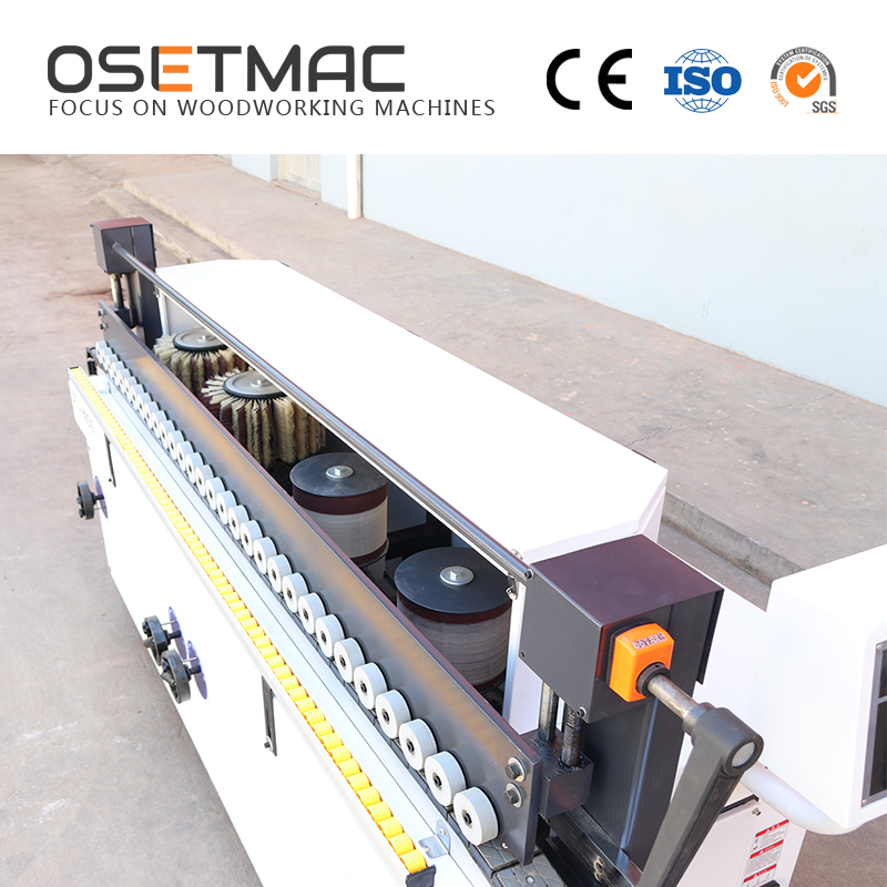 Sander OSETMAC DTL-80DS Three Rollers Manual Side Sanding Machine for Wood MDF Plywood Polishing