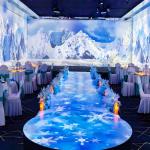 Immersive Interactive Wall Projection Immersive Banquet Hall Projection System