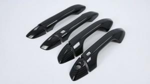 Quality Kia Sportage 2018 Abs Carbon Fiber Look Door Handle Covers Left And Right for sale