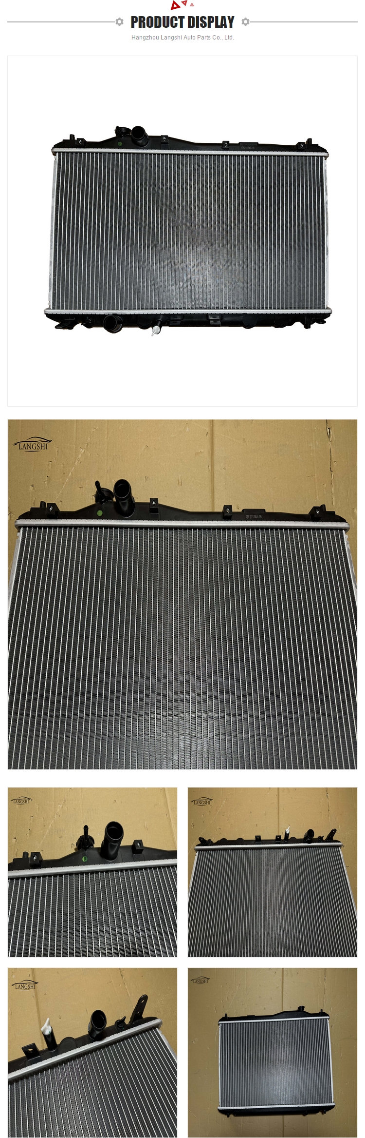 19010-R1A-A52 Aluminum Radiator Water Tank for HONDA CIVIC IX 1.8 FB2 Cooling System