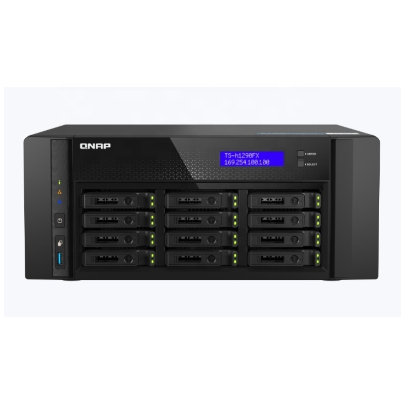 New Original TS-h1290FX-7232P-64G NAS Networked Storage U.2 NVMe PCIe Gen 4 or SATA SSD storage Architecture