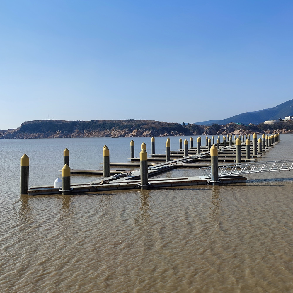 Customized Marina Dock Aluminum Alloy Floating Bridge For Yacht