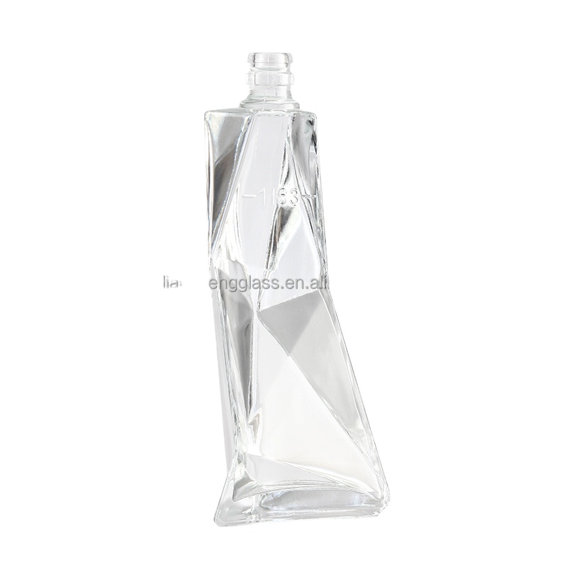500ml 750ml 1Lit Clear Glass Bottle for Alcoholic Beverage Liquor Juice Whiskey Wine