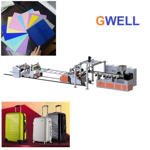 Quality ABS Plastic Sheet Extrusion Machine Process Parallel Twin Screw Extruder for sale