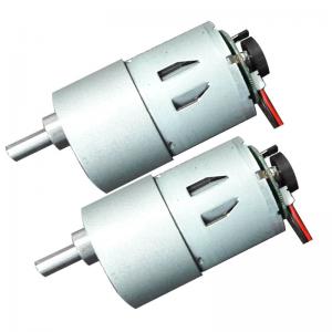 China Low Noise 3 6 12 Volt Worm Gear Motor , Worm Drive DC Motor 50mA No Load Current on sale