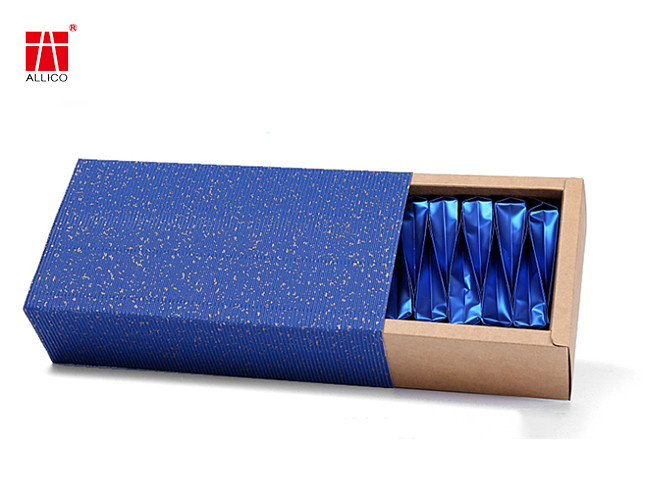 Recycled Materials Foldable Sliding Drawer Packaging Gift Box Printed Cardboard