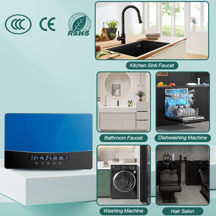 220V Commercial Electric Tankless Water Heater 8000W / 8500W
