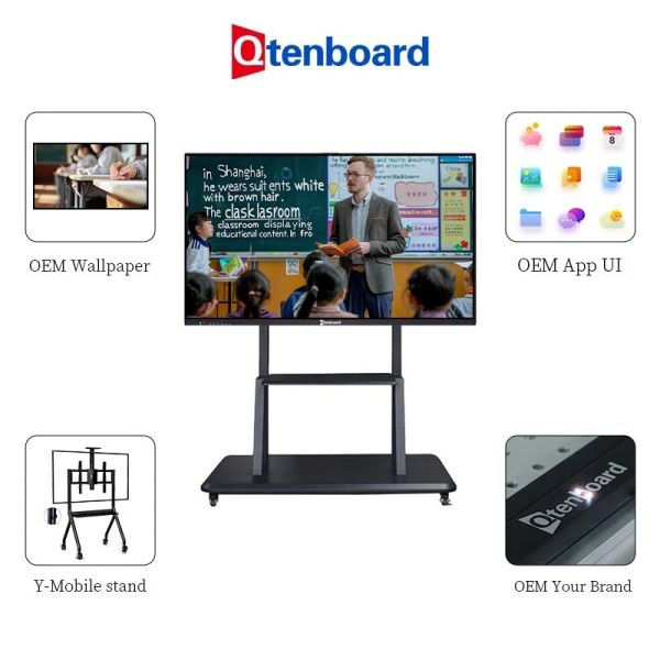 105 Inch Interactive Whiteboard for Lecture Hall Classroom Teaching