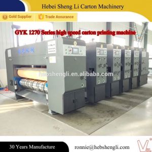 PLC Control Cardboard Box Making Machine