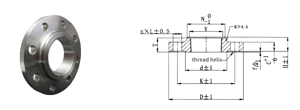 Titanium Threaded Flange Professional Titanium Flange Manufacturer