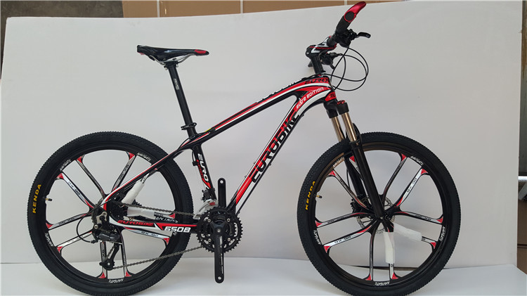 36 spokes 26 inch carbon fiber mountain bike/bicicle MTB with Shimano 30 speed, magnesium alloy one wheel