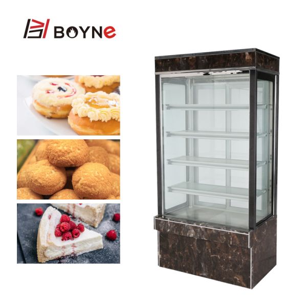 6 Layer SS Vertical Cake Display Case Good Heat Preservation